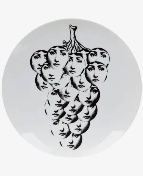 Fornasetti assiette "Tema e variazioni"