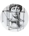 Fornasetti face print plate - White