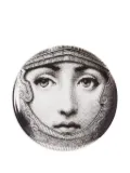 Fornasetti face print coaster - Grey
