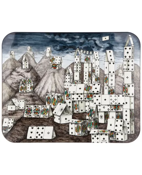 Fornasetti Citta di carte tray
