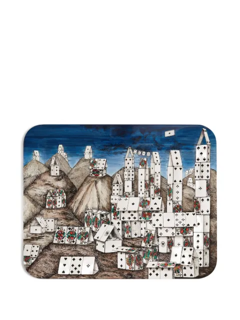 Fornasetti Citta di carte tray