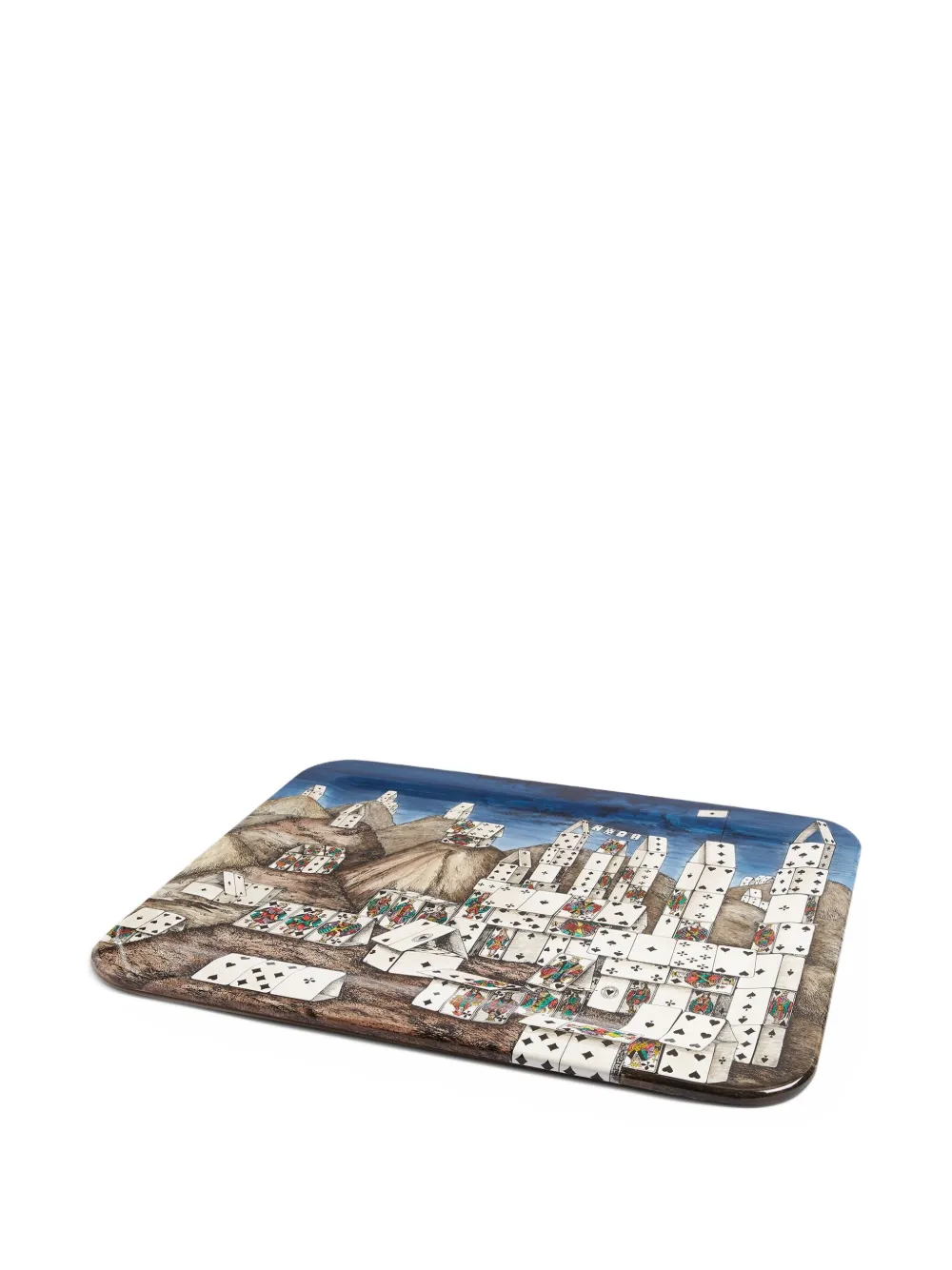 Fornasetti Citta di carte tray | Decorative Trays & Plates | Image 2