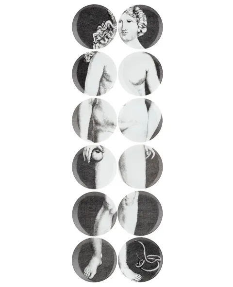 Fornasetti 12 piece plate set