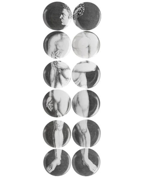 Fornasetti 12 piece plate set