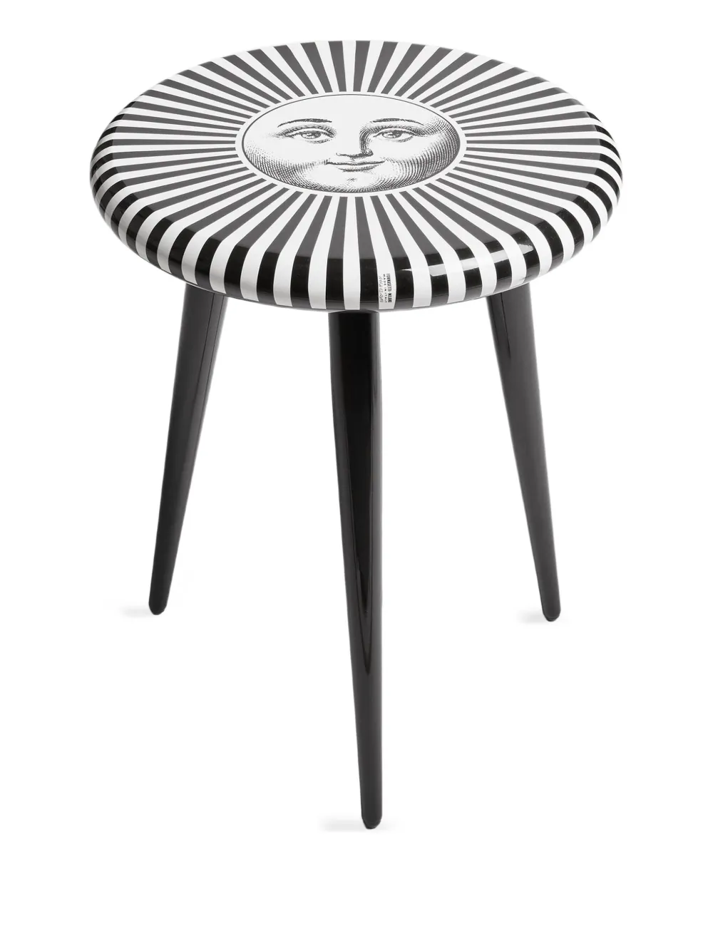 Fornasetti 'Sole' Hocker | Schwarz | Image 1