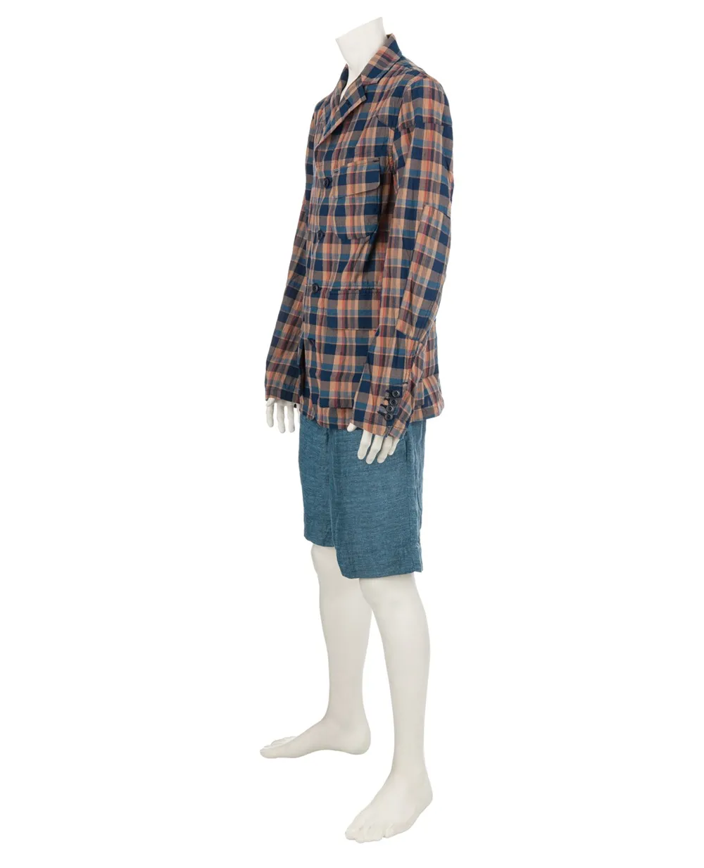  Element By Nigel Cabourn 'bombay' Shorts - Blue 