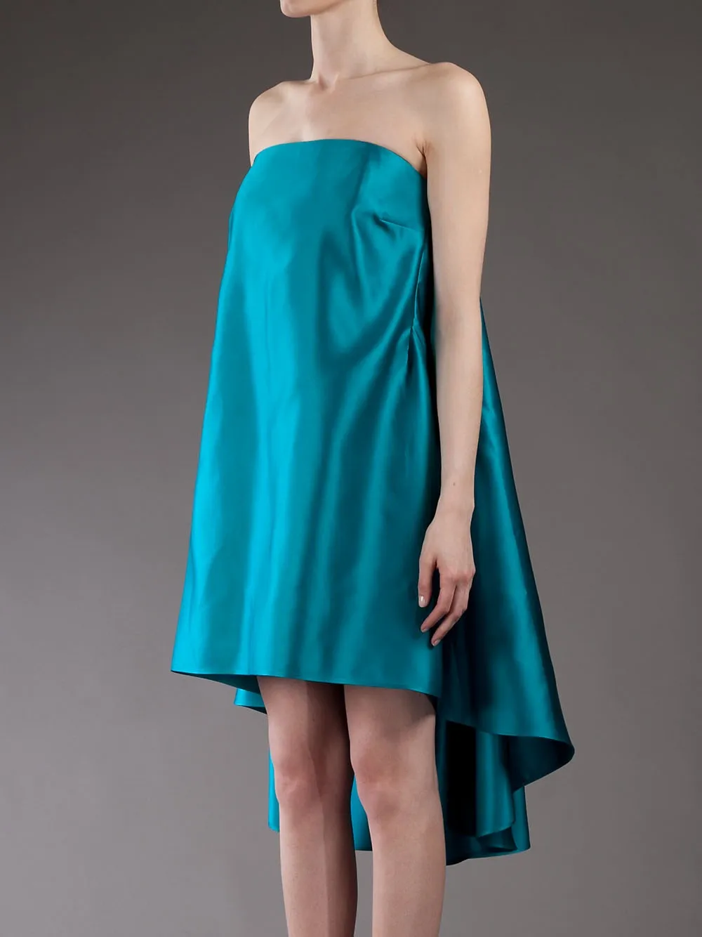 Jil Sander Cape detail dress Blauw
