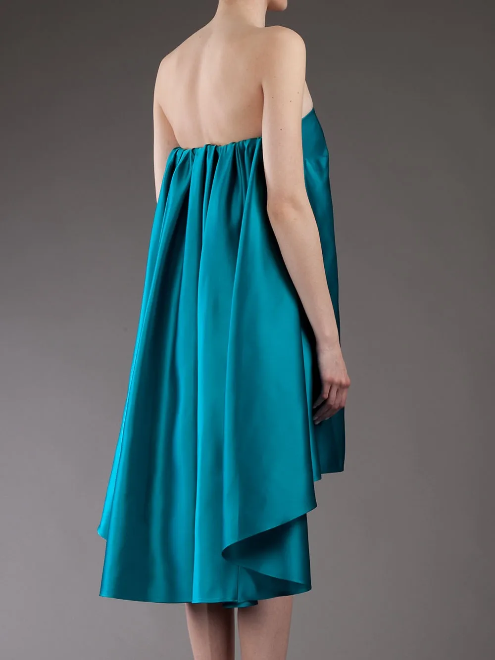 Jil Sander Cape detail dress Blauw