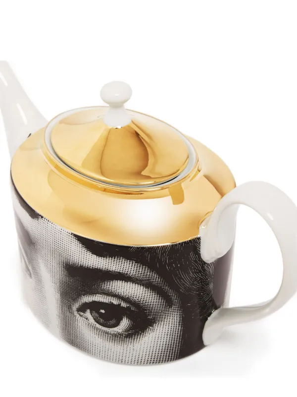 fornasetti ティーポット Fornasetti フェイスプリント ティーポット 通販 - FARFETCH