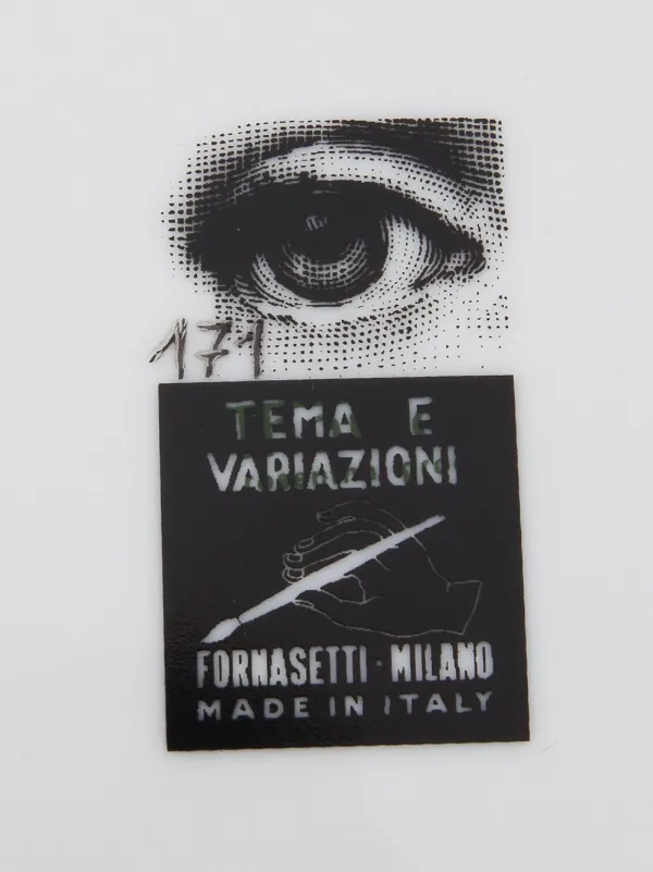 FORNASETTI プレート FORNASETTI Wall Plate Authentic Vintage TEMA E VARIAZIONI