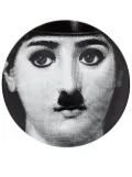 Fornasetti printed plate - White