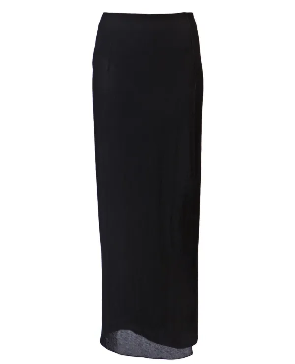 スカート Maison Margiela Maxi Skirt With Flowing Silhouette Maison Martin Margiela Pre-Owned Maxi Skirt | Black | FARFETCH