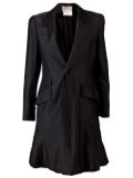 Matsuda Vintage Tuxedo coat dress - Black