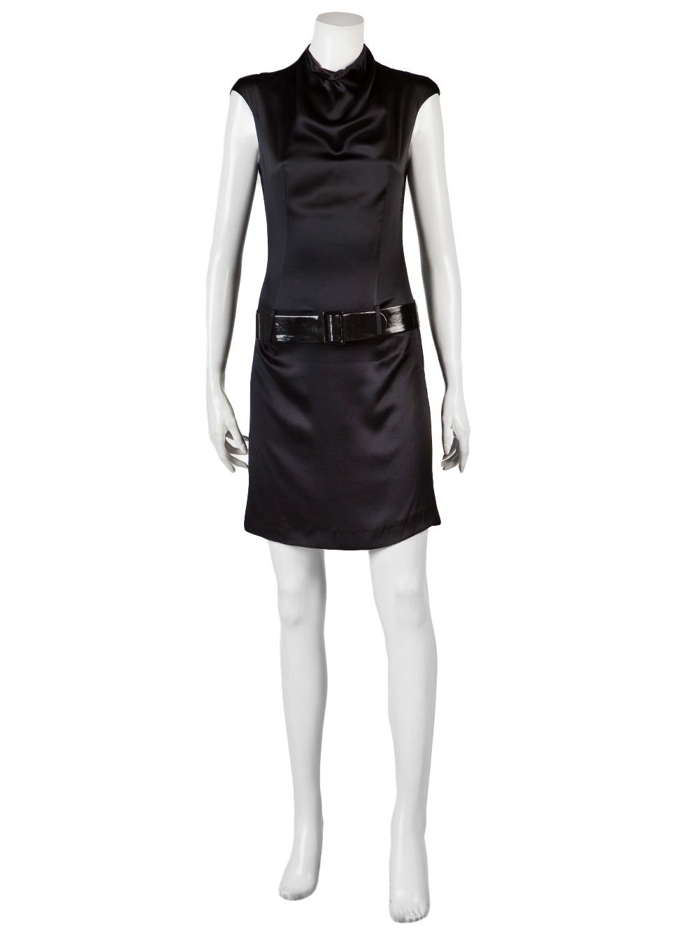 Paco Rabanne Pre-Owned belted dress - Zwart