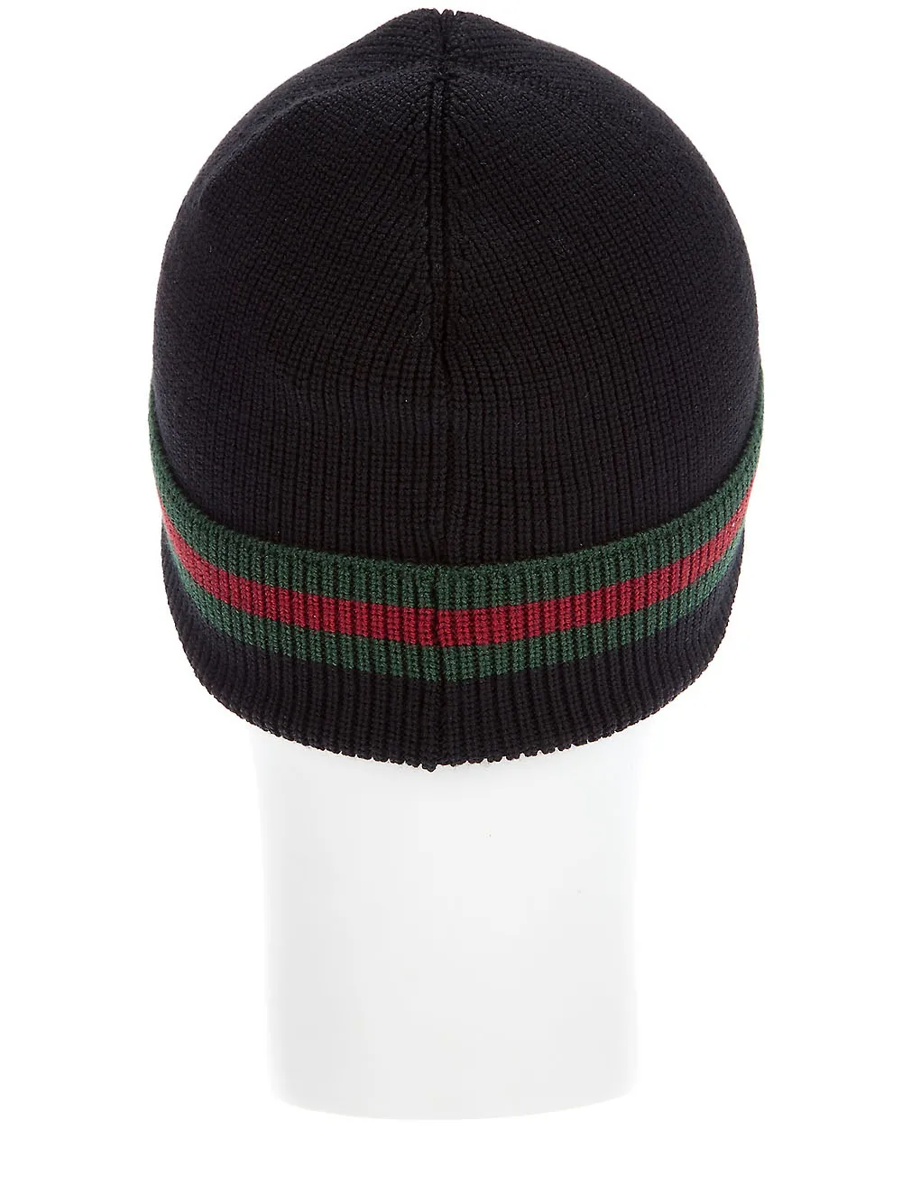 Gucci Wool And Silk Knit Cap In Blue