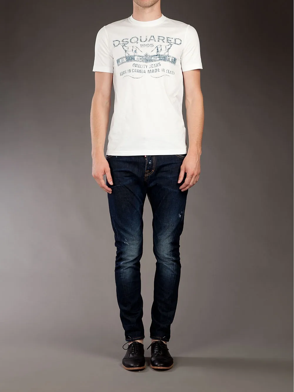 DSQUARED2 Printed T-shirt - Wit