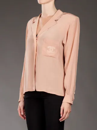 Chanel Vintage Silk Blouse - Farfetch