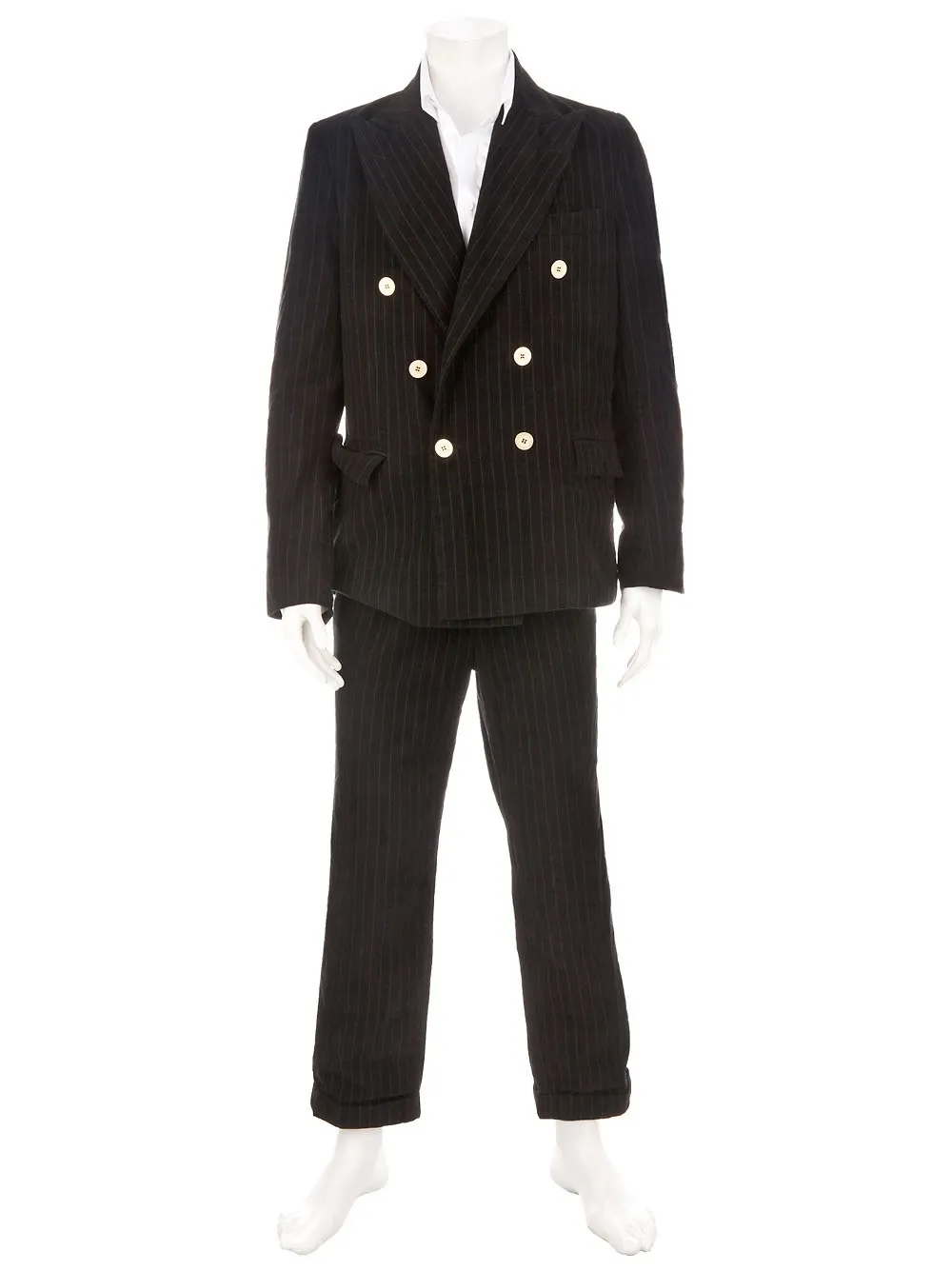 Emiliano Rinaldi Jacket with pin stripes | Single Breasted Coats | Image 2