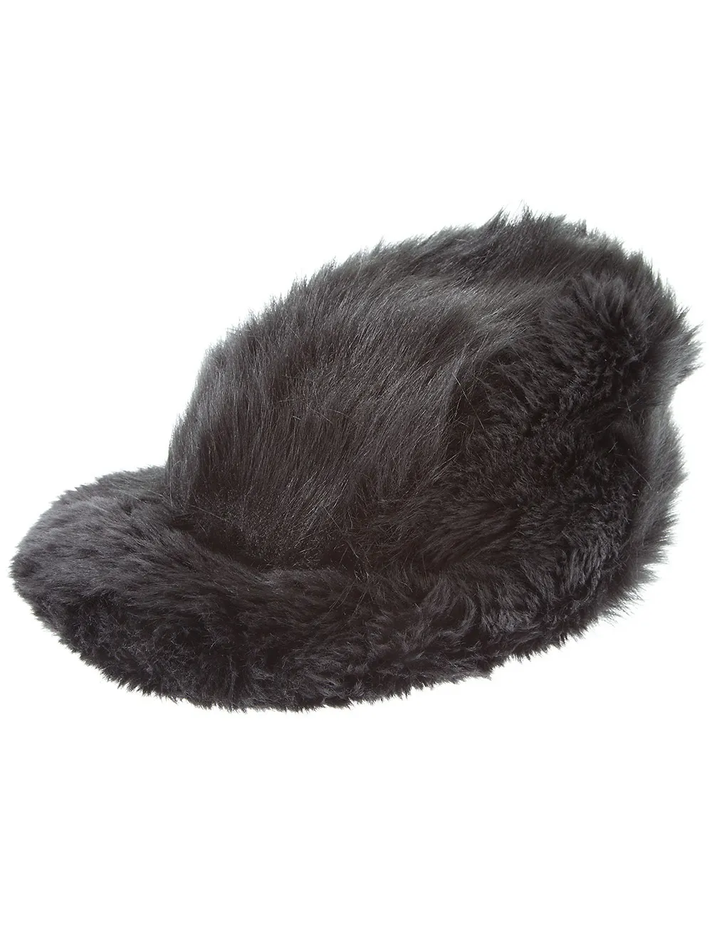 Junya Watanabe faux fur hat - Nero