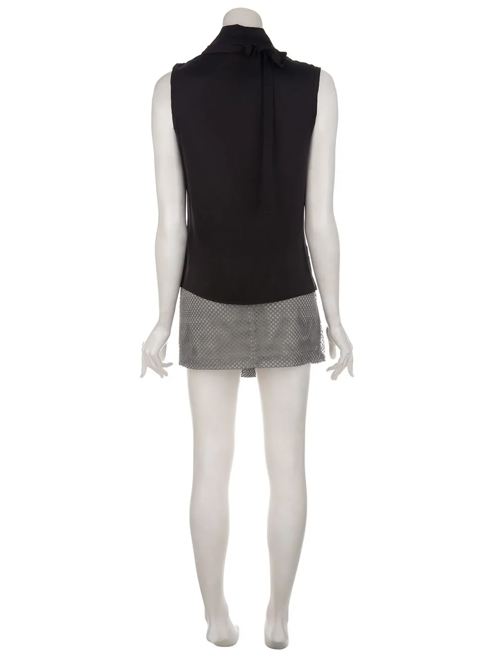 Sharon Wauchob Mini Skirt in Grey, view 4