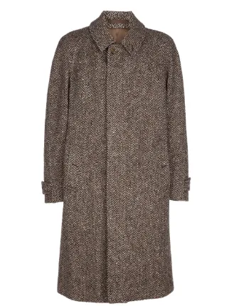 Burberry herringbone coat clearance
