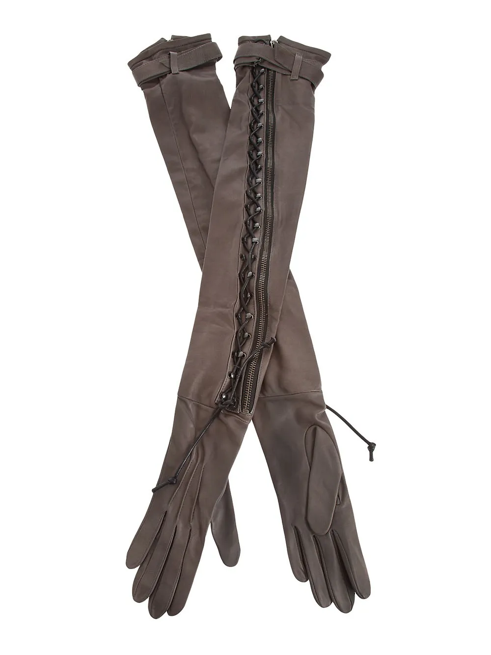Haider Ackermann woven arm glove | Grey | Image 1