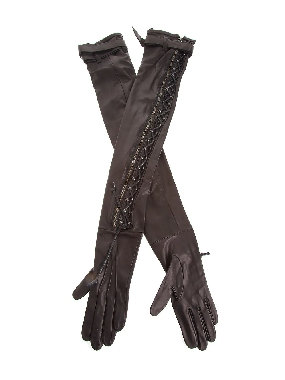  Haider Ackermann Long Gloves - Black 