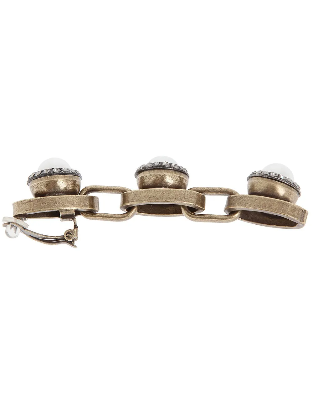  Lanvin Clip On Earring   Metallic 