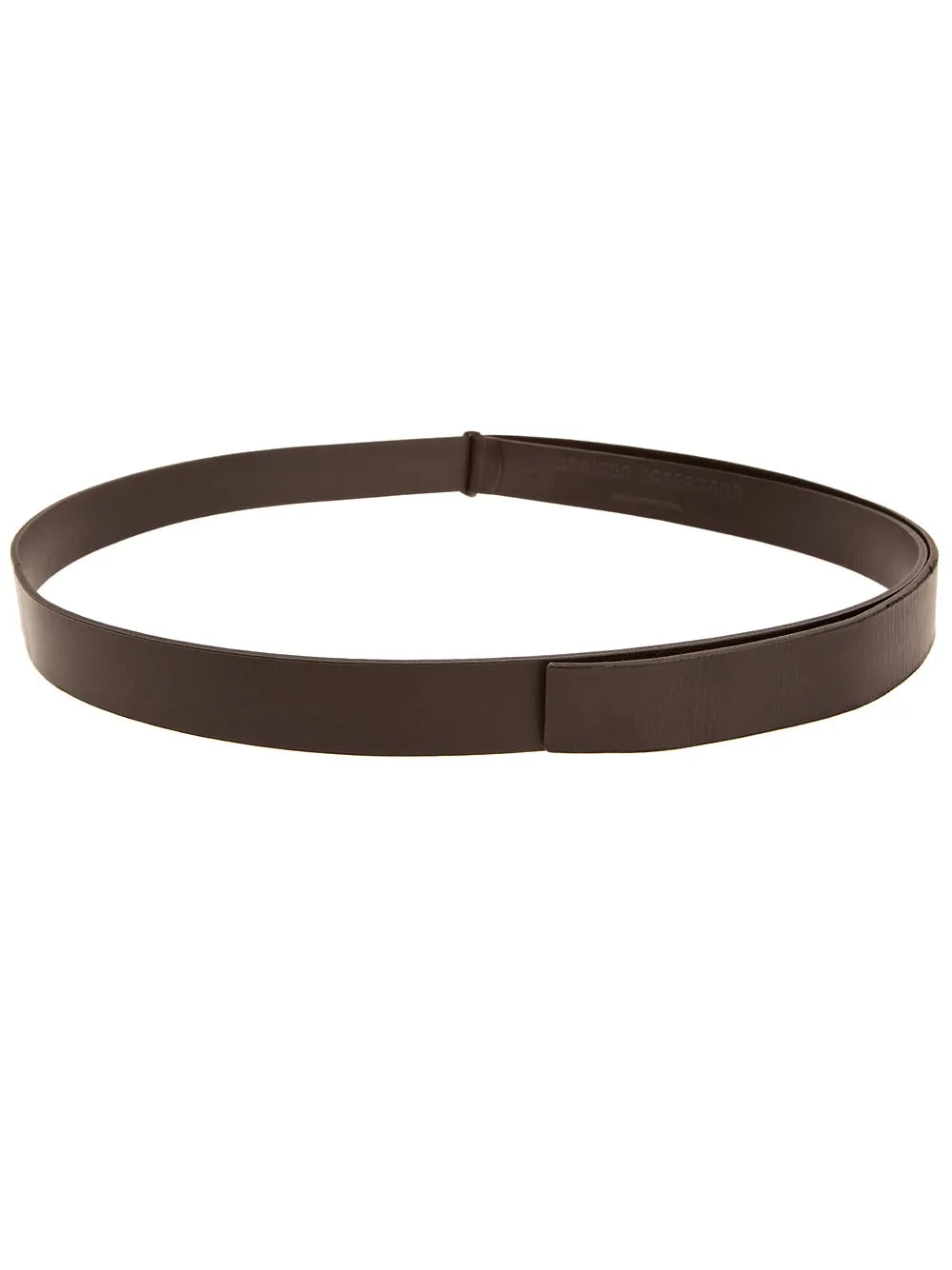 Haider Ackermann skinny leather belt - Zwart