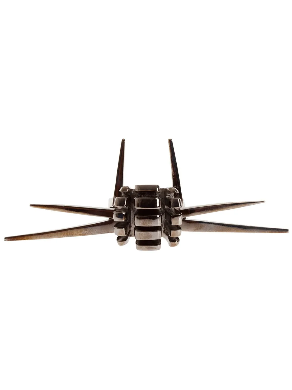 Dominic Jones anello 'scarab dragon' - Effetto metallizzato