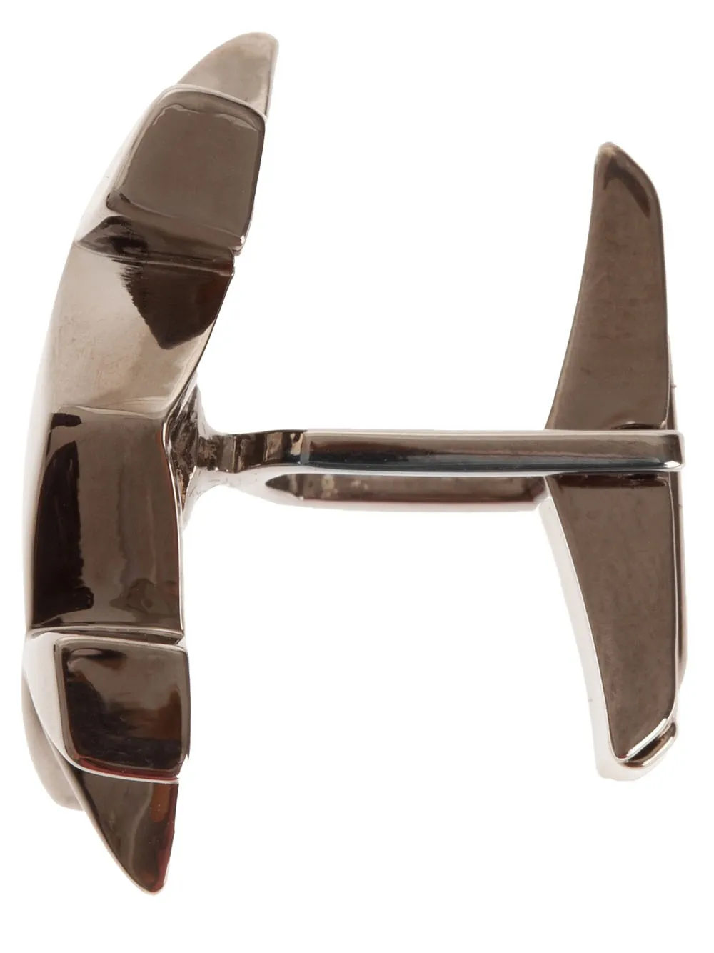 Dominic Jones Brass cufflink Metallic