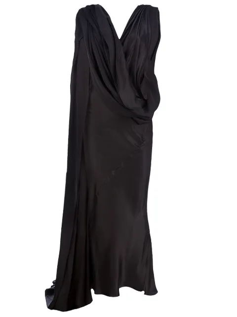 Haider Ackermann Convertible neck drape dress