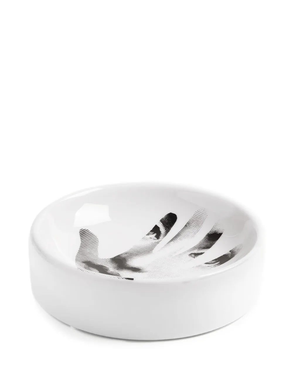  Fornasetti Aschenbecher Aus Porzellan   Weiß 