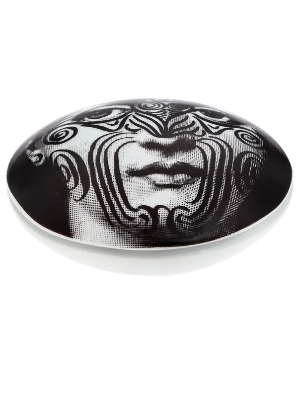 小物入れ fornasetti Fornasetti ラウンド セラミック 小物入れ | グレー | FARFETCH JP