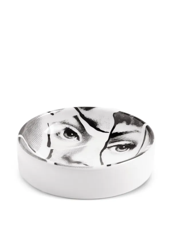 m*＊様 Fornasetti フォルナセッティ アッシュトレイ Fornasetti プリント柄 アッシュトレイ | ホワイト | FARFETCH JP