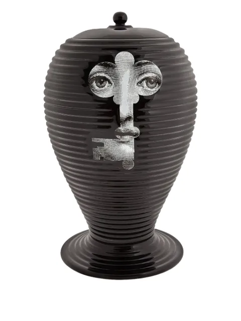 Fornasetti Rigato Serratura vase