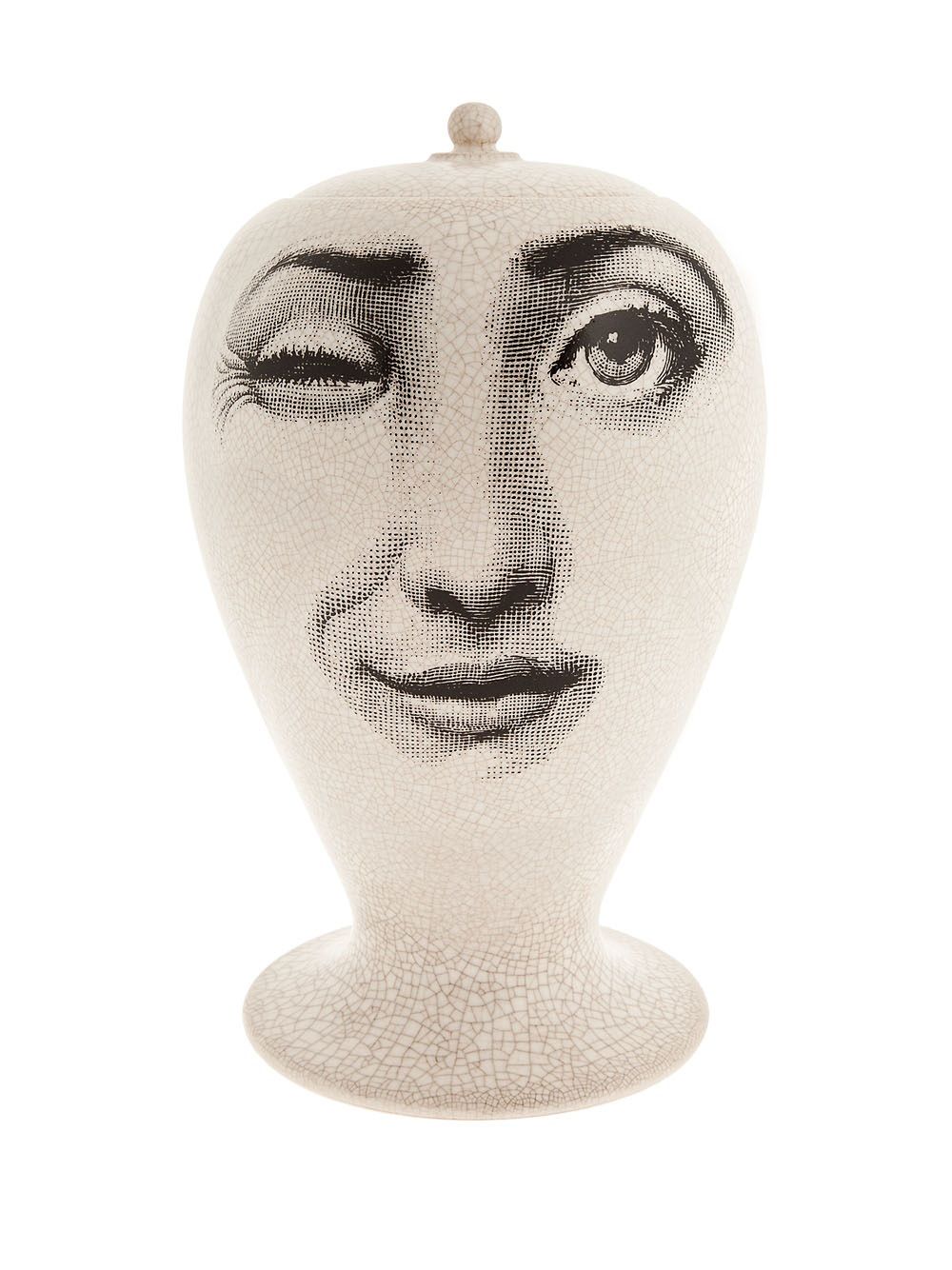 Fornasetti Jar by Bitossi Ceramche jas - Wit