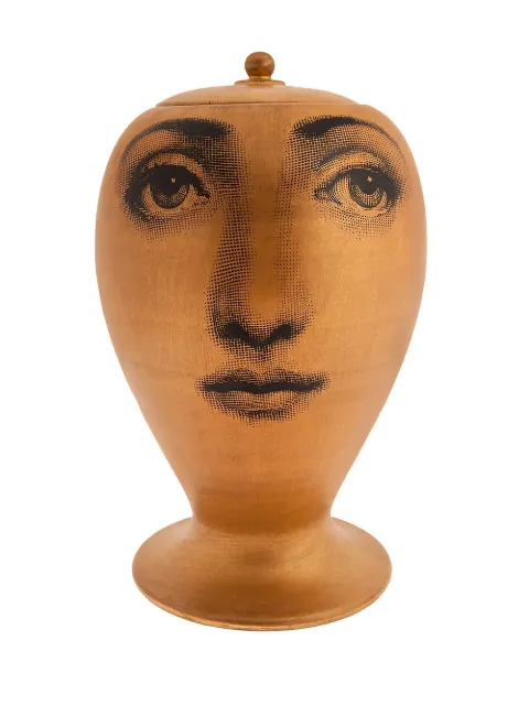 Fornasetti face print vase