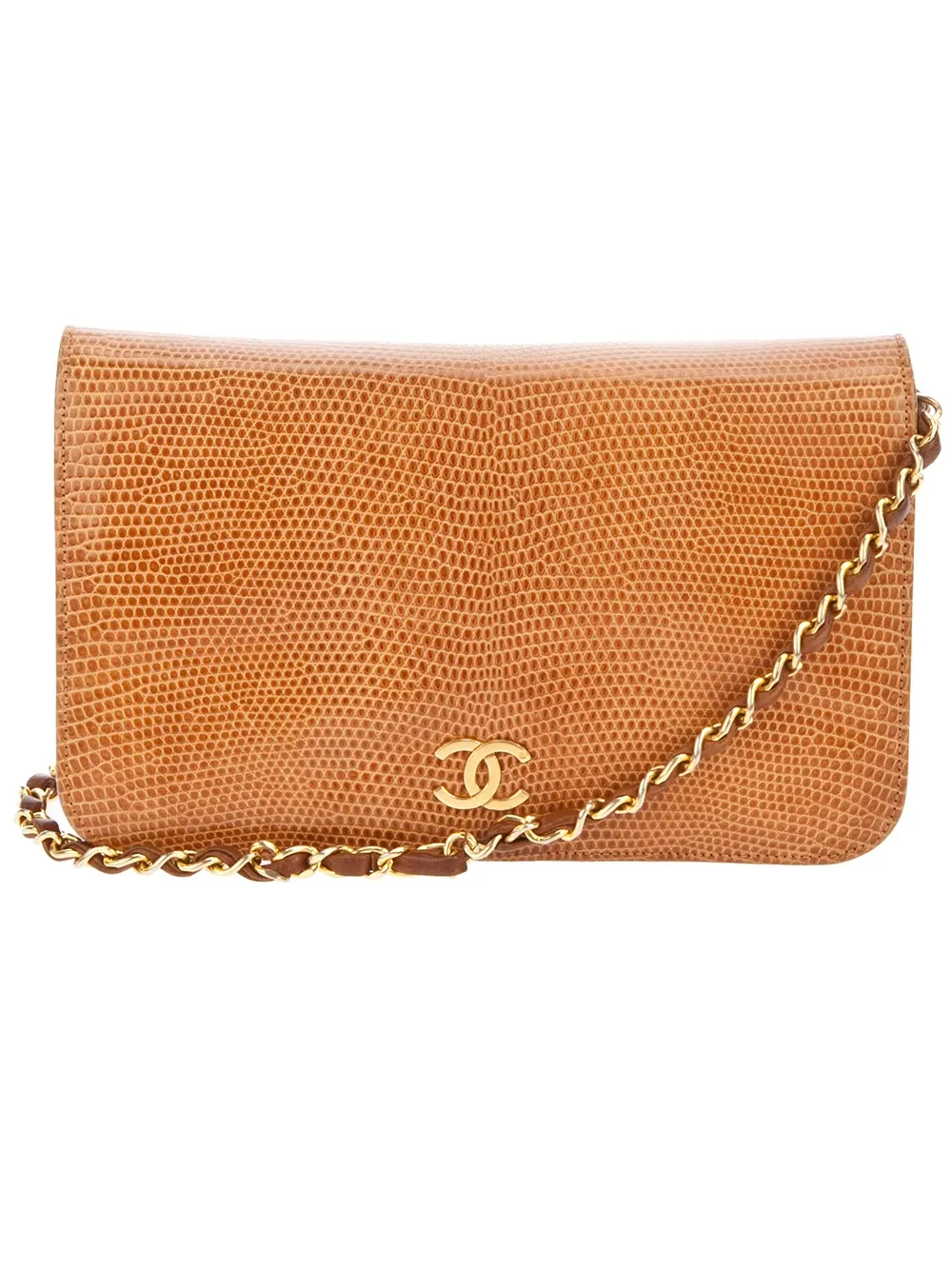CHANEL Pre-Owned Lizard Skin Bag | Yellow | Image 1
