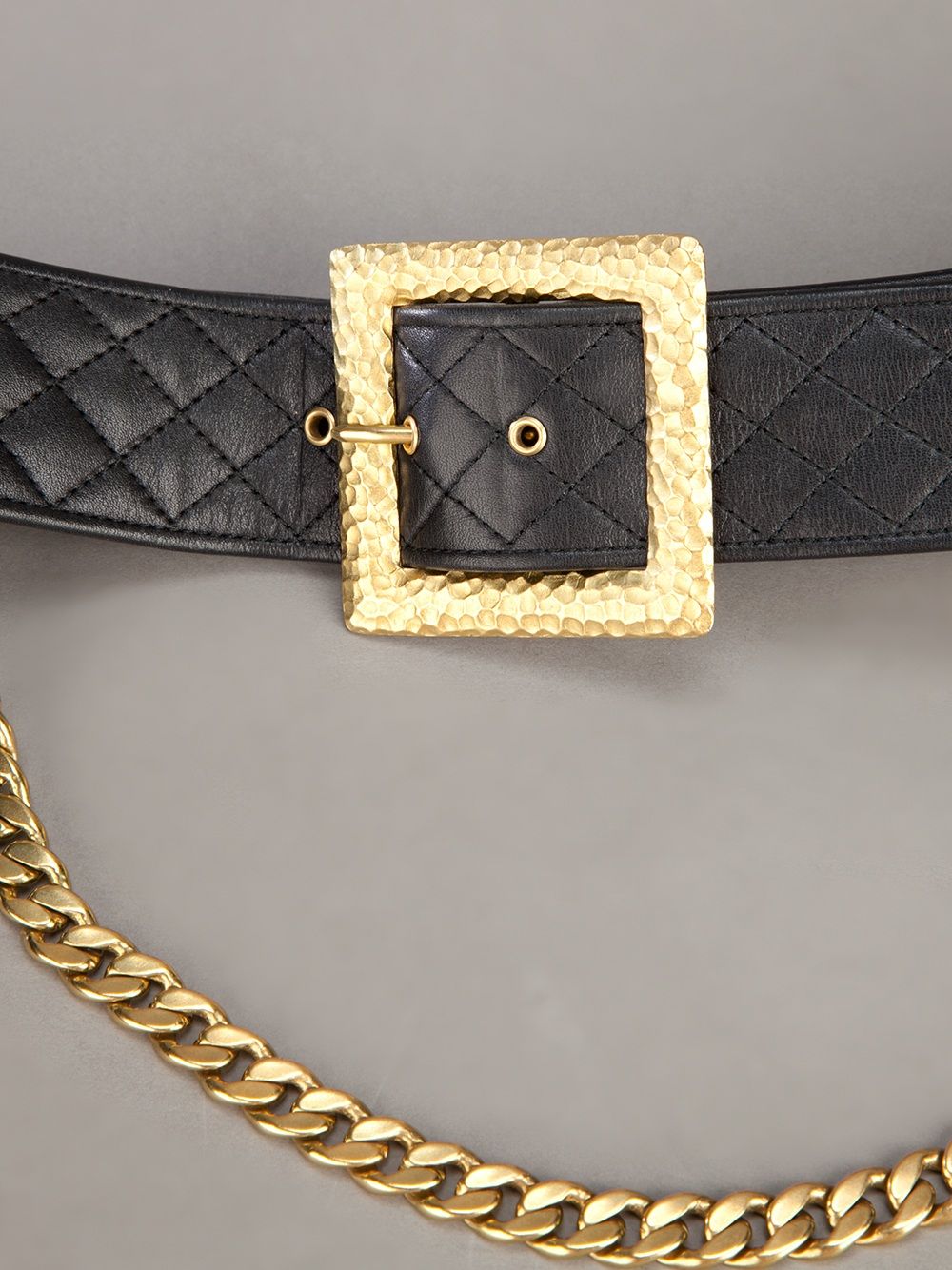 Affordable HOT SALE CHANEL Quilted chain belt Women