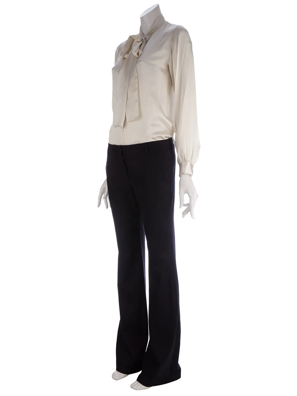  L'agence Flared Trouser   Blau 