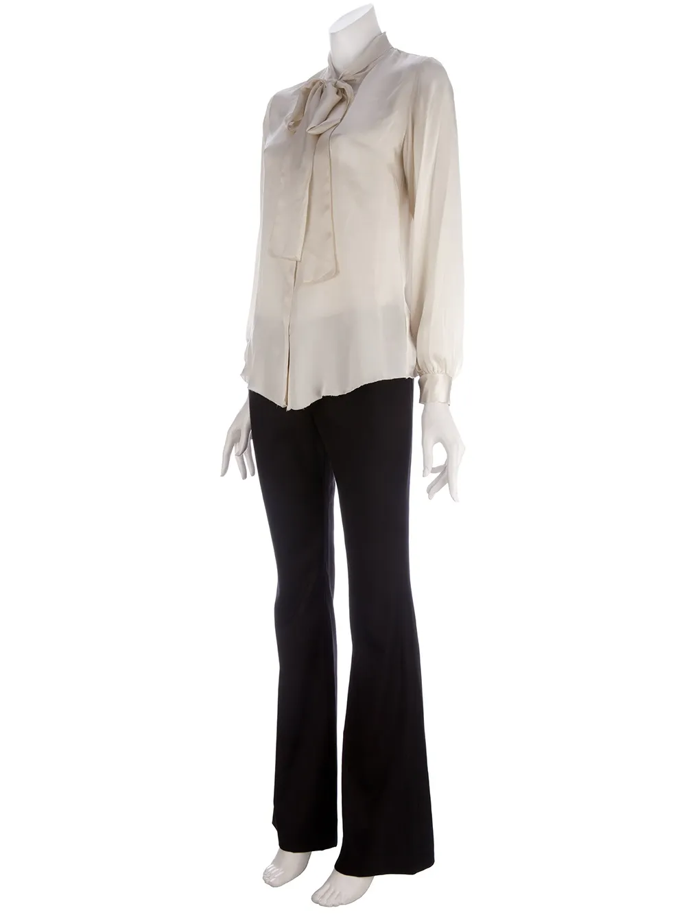  L'agence Flared Trouser   Schwarz 