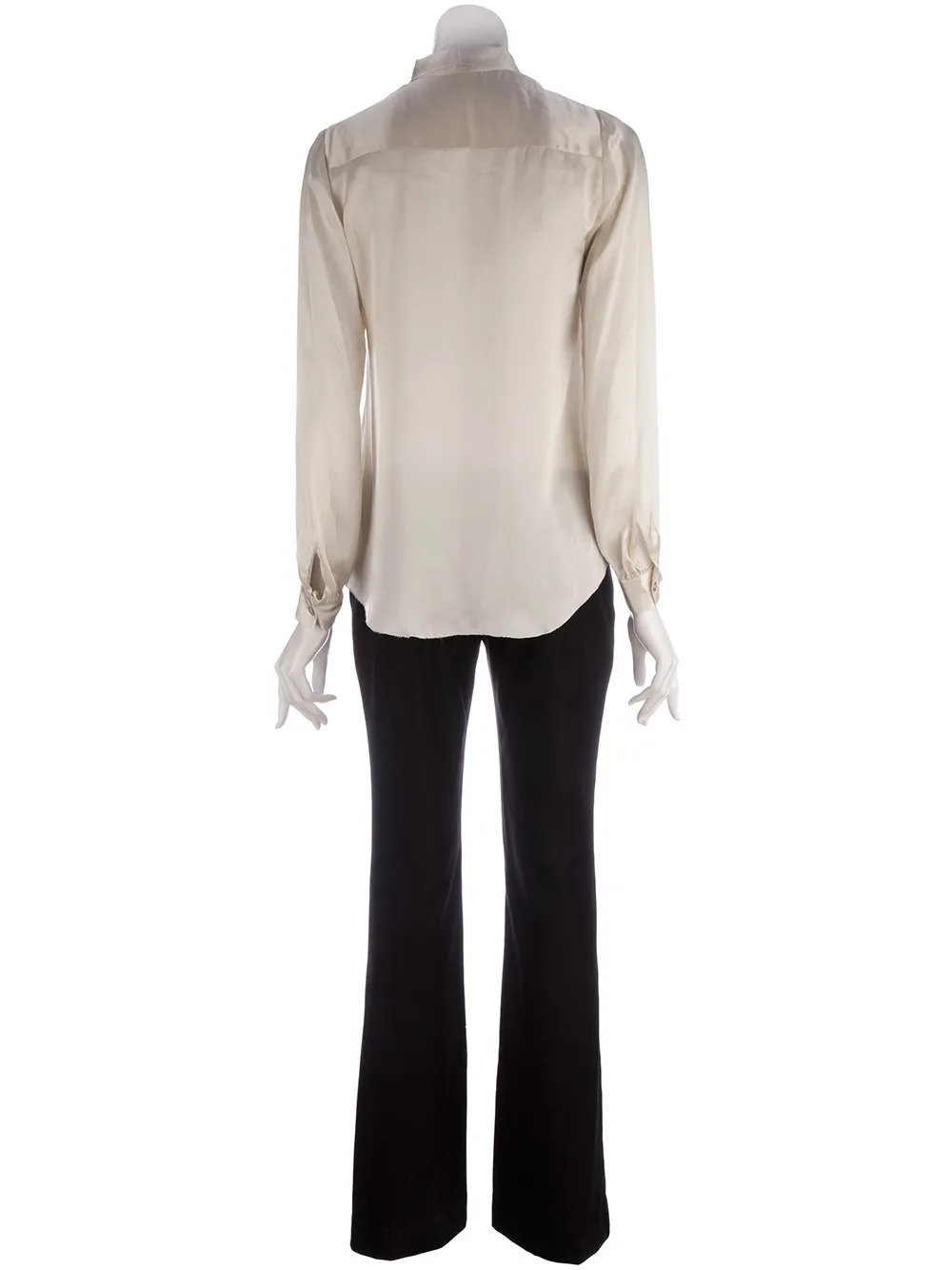L'Agence Flared trouser Zwart