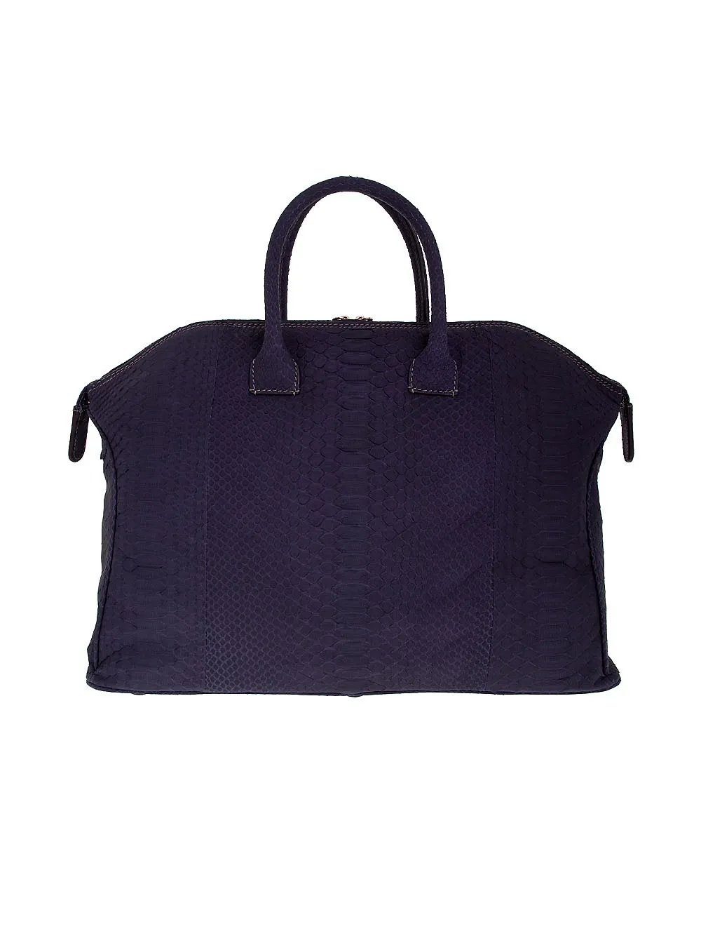 Zagliani Handtasche Aus Pythonleder   Violett 