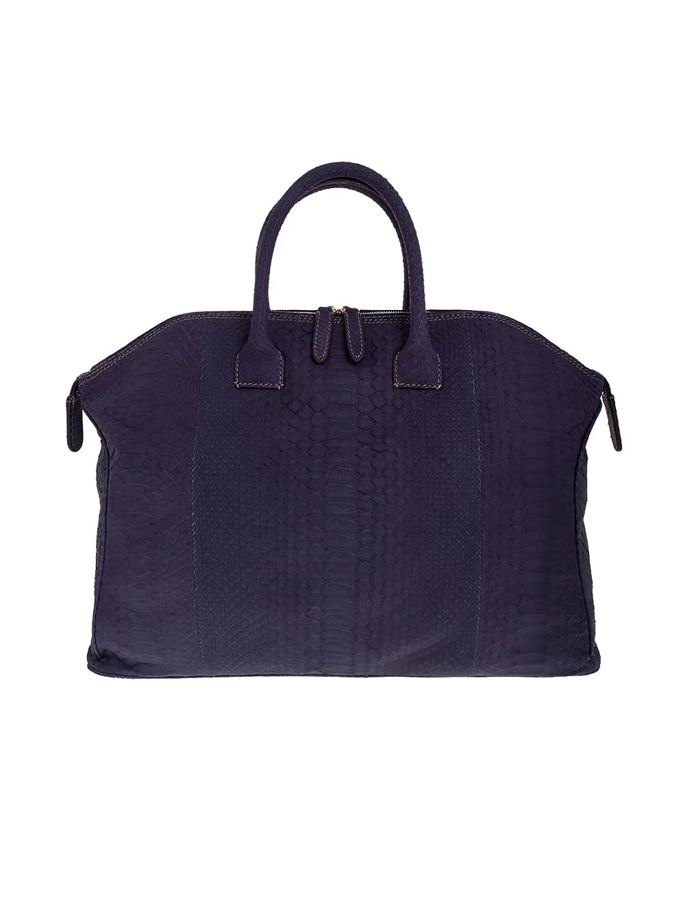 Zagliani Python Skin tote | Purple | Image 1