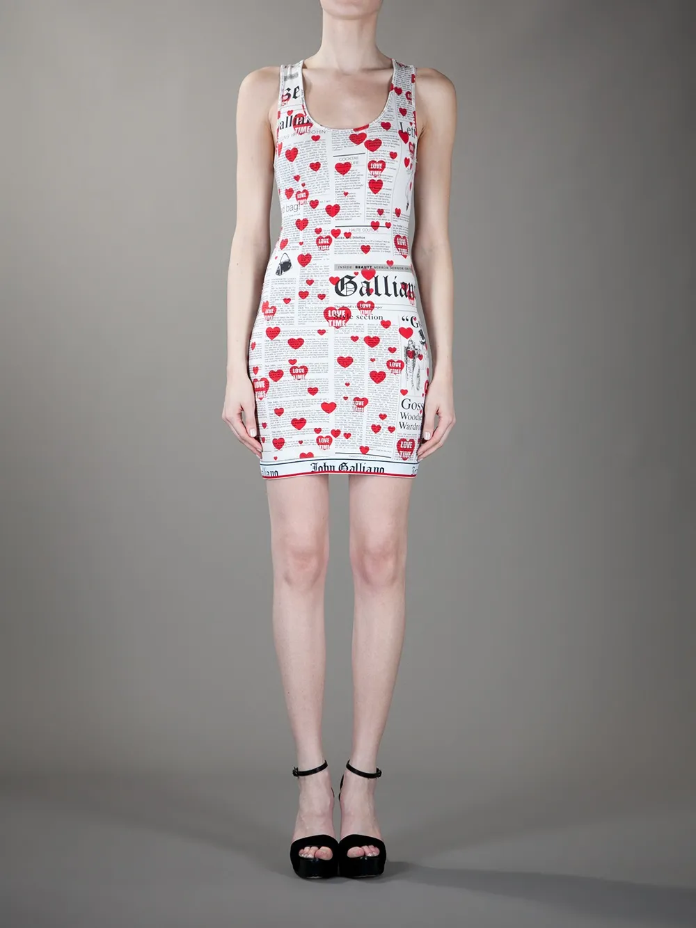 John Galliano Vintage Vintage Sleeveless Dress Farfetch