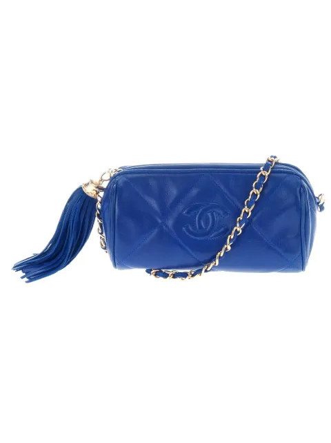 chanel ruffle clutch