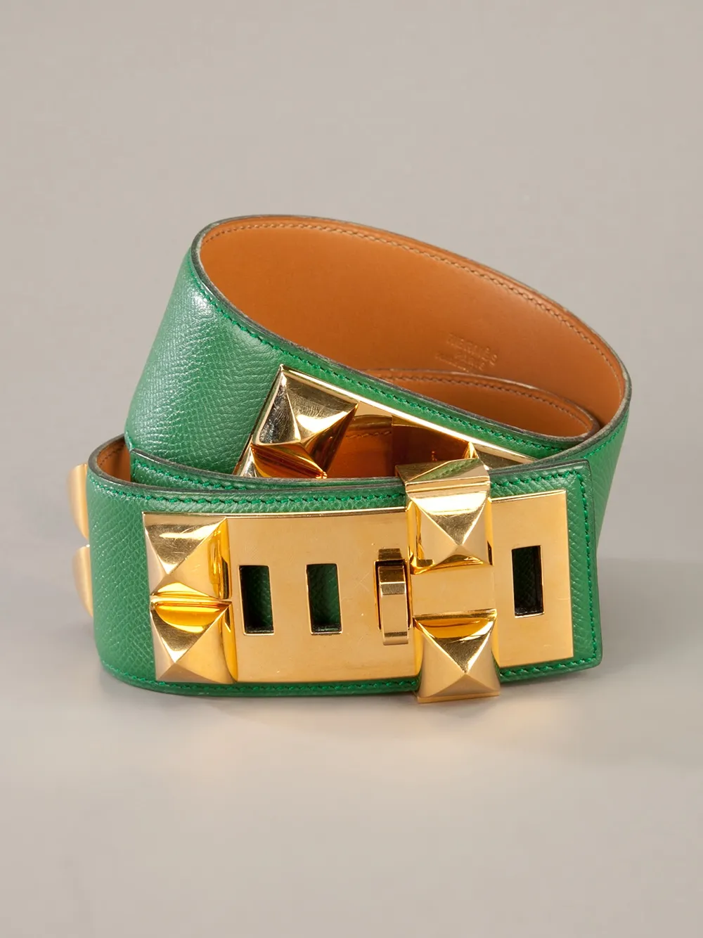 Hermès Studded Belt Farfetch