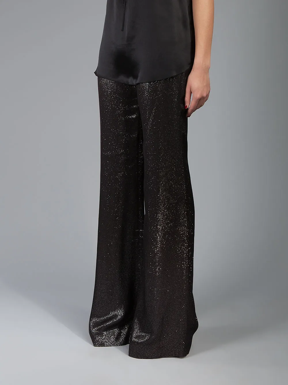 L'agence Wide Trouser   Schwarz 