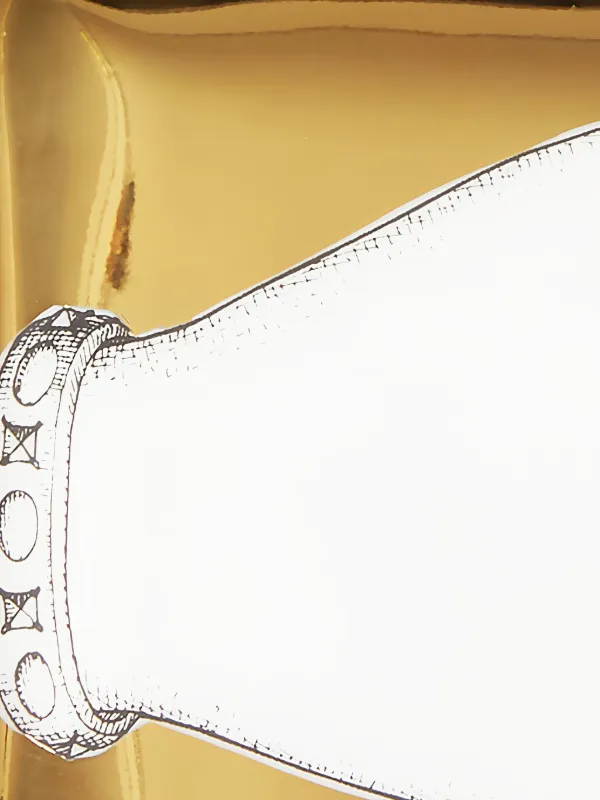 FORNASETTIスクウェアプレート Fornasetti スクエア プレート | ゴールドトーン | FARFETCH JP